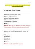 LADWP ELECTRICAL CRAFT HELPER EXAM Original Questions with Answers & Detailed Rationales&period;&period;&period;&period;pdf
