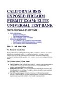 S-TIER California BSIS Exposed Firearm Permit Exam 2026&sol;2027 &vert; Elite Test Bank & Tactical Study Guide &lpar;Q&A&rpar;