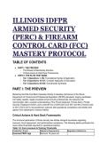 &lbrack;2026&sol;2027&rsqb; Illinois IDFPR Armed Security &lpar;PERC&rpar; & FCC Mastery Exam Prep &vert; S-Tier Test Bank &vert; Elite Scenarios & Detailed Analyses