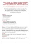 Wilkes University NSG 533 Exam 1 &vert; Advanced Pharmacology Practice Q&A with Rationales &vert; 2026&sol;2027 Edition