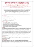 Wilkes NSG 533 Final Exam Prep &vert; 150 Advanced Pharmacology Q&A with Rationales &lpar;2026&sol;2027 Edition&rpar;