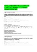 CPAN&comma; CAPA CERT QUESTIONS AND ANSWERS GRADED A&plus; ASSURED SUCCESS 2026&sol;2027&NewLine;