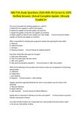 ADE&sol;TSA Study Questions 2026 With All Correct & 100&percnt; Verified Answers &vert;Actual Complete Update &vert;Already Graded A&plus;