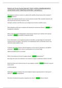 PANCE ACTUAL EXAM 2026&sol;2027 TEST &vert; WITH COMPREHENSIVE &NewLine;QUESTIONS AND VERIFIED ANSWERS &vert; GRADED A&plus;