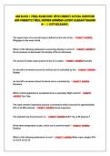 AIM Block 1 FInAl ExAM 2026 WITH coRREcT AcTUAl QUESTIonS&NewLine;AnD coRREcTlY WEll DEFInED AnSWERS lATEST AlREADY GRADED&NewLine;A&plus; &vert;&vert; jUST RElEASED &period; 