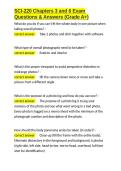 SCI-220 Chapters 3 and 6 Exam Questions & Answers &lpar;Grade A&plus;&rpar;&period;docx&NewLine;&NewLine;