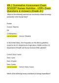 Wk 2 Summative Assessment Exam SCI 220T Human Nutrition - UOPx Exam Questions & Answers &lpar;Grade A&plus;&rpar;&period;docx&NewLine;&NewLine;