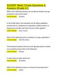SCI 220T Week 2 Exam Questions & Answers &lpar;Grade A&plus;&rpar;&period;docx&NewLine;&NewLine;
