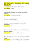 SCI 220 Exam 3 Questions & Answers &lpar;Grade A&plus;&rpar;&period;docx&NewLine;&NewLine;