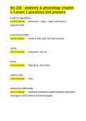 Human Anatomy Exam Bundle With 100&percnt; Correct Answers 2025