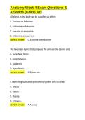 Anatomy Week 4 Exam Questions & Answers &lpar;Grade A&plus;&rpar;&period;docx&NewLine;&NewLine;