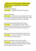 Anatomy and Physiology Nightingale College Exam Questions & Answers &lpar;Grade A&plus;&rpar;&period;docx&NewLine;&NewLine;