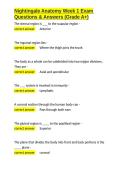Nightingale Anatomy Week 1 Exam Questions & Answers &lpar;Grade A&plus;&rpar;&period;docx&NewLine;&NewLine;