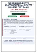 WGU D685 Objective Assessment Final Exam Test Bank &lpar;2026&sol;2027&rpar; &vert; 178 QA & Rationales &vert; Prompt Engineering