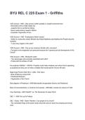 BYU REL C 225 Exam 1 - Griffiths Questions and Correct Answers with Rationales &lpar;2026&sol;2027&rpar;&NewLine;