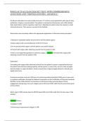 PANCE ACTUAL EXAM 2026&sol;2027 TEST &vert; WITH COMPREHENSIVE &NewLine;QUESTIONS AND VERIFIED ANSWERS &vert; GRADED A&plus;