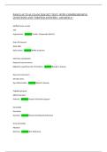 PANCE ACTUAL EXAM 2026&sol;2027 TEST &vert; WITH COMPREHENSIVE &NewLine;QUESTIONS AND VERIFIED ANSWERS &vert; GRADED A&plus;
