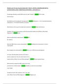 PANCE ACTUAL EXAM 2026&sol;2027 TEST &vert; WITH COMPREHENSIVE &NewLine;QUESTIONS AND VERIFIED ANSWERS &vert; GRADED A&plus;