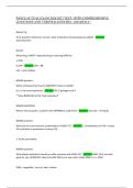 PANCE ACTUAL EXAM 2026&sol;2027 TEST &vert; WITH COMPREHENSIVE &NewLine;QUESTIONS AND VERIFIED ANSWERS &vert; GRADED A&plus;