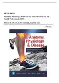 Test Bank for Anatomy&comma; Physiology&comma; & Disease An Interactive Journey for Health Professionals 3rd Edition by Colbert&comma; All Chapters&period;pdf