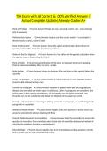 TSA Exam with all Correct & 100&percnt; Verified Answers &vert;Actual Complete Update &vert;Already Graded A&plus;