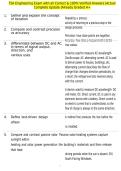 TSA Engineering Exam with all Correct & 100&percnt; Verified Answers &vert;Actual Complete Update &vert;Already Graded A&plus;