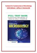 Testbank for Fundamentals of Microbiology &NewLine;&lpar;12th Edition&rpar; &ndash; Jeffrey C&period; Pommerville &NewLine;