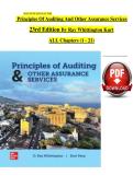Solution Manual for Principles of Auditing and Other Assurance Services 23rd Edition &vert; Ray Whittington & Kurt Pany &vert; Chapters 1&ndash;21 Complete