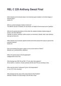 REL C 225 Anthony Sweat Final Questions and Correct Answers with Rationales &lpar;2026&sol;2027&rpar;&NewLine;