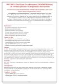 WGU D514 Final Exam 2026&sol;2027 &vert; 150 Verified Questions with Rationales &vert; Graded A&plus;