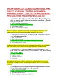 TRAUMA NURSING CORE COURSE &lpar;TNCC&rpar; PROCTORED EXAM&NewLine;COMPLETE STUDY GUIDE &vert; PRACTICE QUESTIONS AND &NewLine;ANSWERS-RATIONALES &vert; EXAM PREP &vert; DOWNLOAD INSTANT &NewLine;PDF &vert; GUARANTEED PASS &vert;&vert; LATEST EXAM 2026-2027 