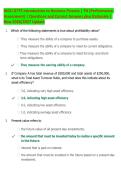 WGU D775 Introduction to Business Finance &vert; PA &lpar;Performance &NewLine;Assessment&rpar; &vert; Questions and Correct Answers plus Rationale &vert; &NewLine;New 2026&sol;2027 Update