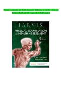 Test Bank for Physical Examination and Health Assessment 9th Edition by Carolyn Jarvis & Ann Eckhardt &vert; Chapters 1-32 Questions and Answers 2027&NewLine;