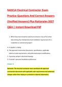 NASCLA Electrical Contractor Exam  &NewLine;Practice Questions And Correct Answers  &NewLine;&lpar;Verified Answers&rpar; Plus Rationales 2027  &NewLine;Q&A &vert; Instant Download Pdf 