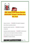 EDF 6222 Final Exam Review 2026&sol;2027 &vert; 67 Questions & Answers &vert; Behaviorism&comma; Reinforcement&comma; Verbal Behavior & Operant Conditioning