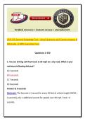 CDL General Knowledge Test &ndash; Actual Questions with Correct Answers & Rationales &vert; 100&percnt; Guarantee Pass