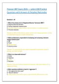 Pearson RBT Exam 2026 &mdash; Latest 200 Practice&NewLine;Questions with Answers & Detailed Rationales&NewLine;