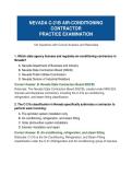 Nevada C-21B Air-Conditioning Contractor Practice Exam