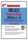 NR 511 Midterm Exam &lpar;PDF&rpar; &vert; &lpar;2026&rpar; Exam Questions &vert; Differential Diagnosis