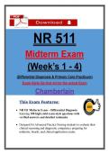 NR 511 Midterm Exam &lpar;PDF&rpar; &vert; &lpar;2026&rpar; Exam Questions &vert; Differential Diagnosis