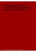 ATI Surgical Client Test Study Guide Practice Questions Verified Answers 2026&sol; 2027