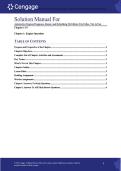 Solutions Manual &sol; Instructor Manual for Automotive Engines&colon; Diagnosis&comma; Repair&comma; and Rebuilding&comma; 9th Edition by Tim Gilles & Tim LeVan