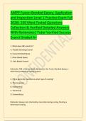 AMPP Fusion Bonded Epoxy&colon; Application &NewLine;and Inspection Level 1 Practice Exam Fall &NewLine;2026&vert; 250 Most Tested Questions &NewLine;Collection & Verified Detailed Answers &NewLine;With Rationales&vert; Tutor Verified Success &NewLine;Exam&rpar; Graded A&plus; 