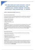 HESI MED SURG EXIT EXAM 2026&sol;2027 &vert; EVOLVE ELSEVIER NCLEX-STYLE PRACTICE &vert; 100&plus; VERIFIED Q&A &vert; EXPERT VERIFIED &vert; DETAILED RATIONALES &vert; PASS GUARANTEED &ndash; A&plus; GRADED