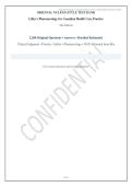 Test Bank for Lilley&rsquo;s Pharmacology for Canadian Health Care Practice&comma; 5th Edition by Kara Sealock & Cydnee Seneviratne &vert; 1&comma;200 Original NCLEX-RN & NGN Practice Questions&comma; Answers & Detailed Rationales &vert; Chapter-Aligned