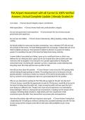 TSA Airport Assessment with all Correct & 100&percnt; Verified Answers &vert;Actual Complete Update &vert;Already Graded A&plus;