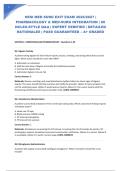 HESI MED SURG EXIT EXAM 2026&sol;2027 &vert; PHARMACOLOGY & MED-SURG INTEGRATION &vert; 80 NCLEX-STYLE Q&A &vert; EXPERT VERIFIED &vert; DETAILED RATIONALES &vert; PASS GUARANTEED &ndash; A&plus; GRADED