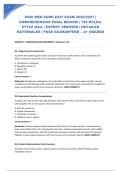 HESI MED SURG EXIT EXAM 2026&sol;2027 &vert; COMPREHENSIVE FINAL REVIEW &vert; 150 NCLEX-STYLE Q&A &vert; EXPERT VERIFIED &vert; DETAILED RATIONALES &vert; PASS GUARANTEED &ndash; A&plus; GRADED