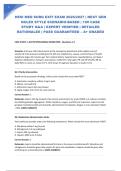 HESI MED SURG EXIT EXAM 2026&sol;2027 &vert; NEXT GEN NCLEX STYLE SCENARIO-BASED &vert; 100 CASE STUDY Q&A &vert; EXPERT VERIFIED &vert; DETAILED RATIONALES &vert; PASS GUARANTEED &ndash; A&plus; GRADED