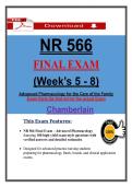 NR 566 Final Exam &lpar;PDF&rpar; &vert; &lpar;2026&rpar; Exam Questions &vert; Advanced Pharmacology